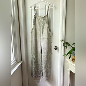 ZARA Linen-blend romper - size Small